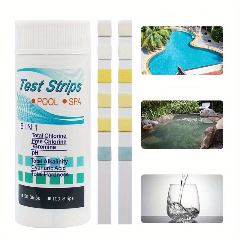Bandes de test d'eau 6-en-1 po - Ph Strip Test avis et prix