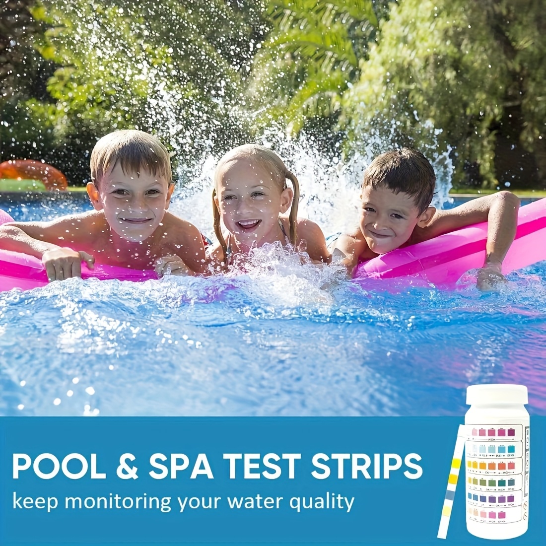 Bandes de test d'eau 6-en-1 po - Ph Strip Test avis et prix